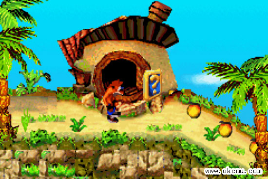 2196-游戏2合1-古惑狼赛车和古惑狼2 (2 game